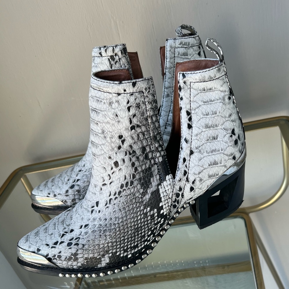Jeffrey Campbell Studded Snake Boots